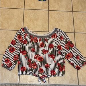 Floral Striped women’s Top